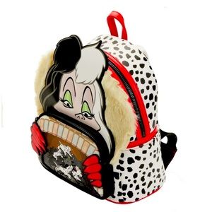 🐾♥️🖤Disney Loungefly 101 Dalmatians Cruella De Villains Backpack